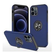 Alan Şanslı iPhone 12 Pro Max Elit Yüzüklü Kapak Lacivert Kılıf