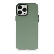 Alan Şanslı iPhone 14 Pro Modos Metal Kapak Koyu Yeşil Kılıf