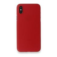 Alan Şanslı iPhone X PP Ultra İnce Kapak Kırmızı Kılıf