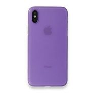 Alan Şanslı iPhone XS Max PP Ultra İnce Kapak Mor Cep Telefonu Kılıfı