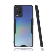 Alan Şanslı Oppo A54 4G Platin Silikon Siyah Kılıf