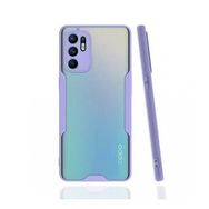 Alan Şanslı Oppo Reno 6 Platin Silikon Lila Kılıf