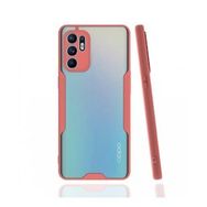 Alan Şanslı Oppo Reno 6 Platin Silikon Pembe Kılıf