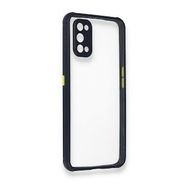 Alan Şanslı Realme 7 Pro Miami Şeffaf Silikon Lacivert Kılıf