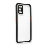 Alan Şanslı Realme 7 Pro Miami Şeffaf Silikon Siyah Kılıf
