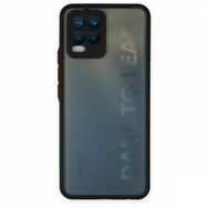 Alan Şanslı Realme 8 Montreal Silikon Kapak Siyah Kılıf