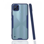 Alan Şanslı Realme C21 Platin Silikon Lacivert Kılıf