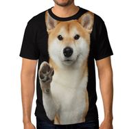 Alaza Sevimli Shiba Inu Köpek Kısa Kollu Erkek Tİşört