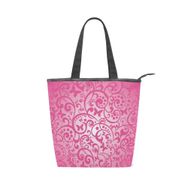 Alaza Tote Kanvas Soyut Güzel Kelebek 14×4.5×15 inç Çoklu Kadın Omuz El Çantası