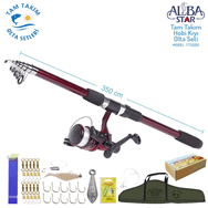 Albastar TTS020 350 cm Kamışla Tam Takım Hobi Kıyı Olta Seti