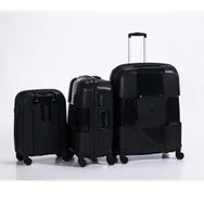 Albatros PP501 Black 3'lü Set Valiz