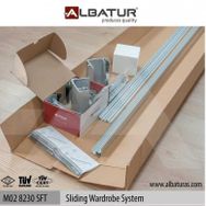 Albatur 8232 100 kg Gardrop Sürgü Mekanizma 2 Kapak Set