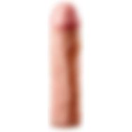 Albonishop Gerçekçi Damar Görünümlü X-Tensions Esnek 5 cm Uzatmalı Penis Kılıfı