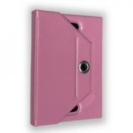Alcatel Smart Tab 7 Açık Pembe Universal Dönerli Standlı Tablet Kılıfı