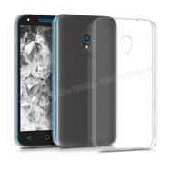 Alcatel U5 İnce Silikon Şeffaf Kılıf