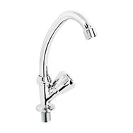 Alcera 31784232 Truva Elips Mermer Üstü Tekli Lavabo Bataryası