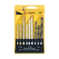 Alcera RC1105 9 Parça Ağaç Matkap Ucu Seti