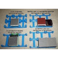 Aldım Geldi 8x8 LED Modülü Array Matrix İçin Montaj Plakası Çerçevesi Plastik Aparat