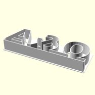 Aldım Geldi A & Ö Kişiye Özel Üretim Organik Plastik Beyaz Renk 3D Baskı Kek Kalıbı