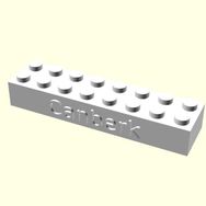 Aldım Geldi Canberk Kişiye Özel Tasarım Organik Plastik 3D Baskı Lego