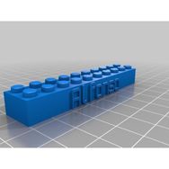 Aldım Geldi Özelleştirilmiş LEGO Blok Kolye / Anahtarlık Alfonso Plastik Aparat