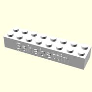 Aldım Geldi Şahabettin Kişiye Özel Tasarım Organik Plastik 3D Baskı Lego