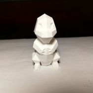AldımGeldi Düşük Poli Charmander Dekoratif Hediyelik Süs Eşyası Maket Biblo