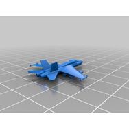 AldımGeldi F-18 Süper Hornet Organik Plastikten Dekoratif Süs Biblo