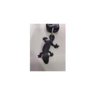 AldımGeldi Hediyelik Eşya Hayvan Figürlü Siyah Plastik Gecko Anahtarlık