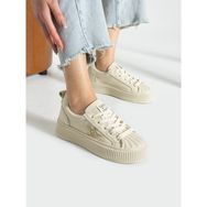 Alemdar Shoes Star Krem Yıldız Detay Kadın Sneakers