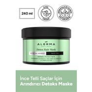 Alerma 240 ml İnce Telli ve Yağlı Saçlar İçin Detox Saç Maskesi