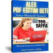 Ales Hazırlık Eğitim Seti 700 Sayfalık PDF Kitabı Enine Boyuna Eğitim