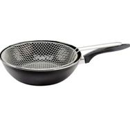 Alev SZ10724 Emaye 26 cm Cips Kızartma Fritoz Wok Tava