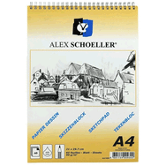 Alex ALX-820 A4 90 gr Spiralli Dik 60 Yp Eskiz Blok