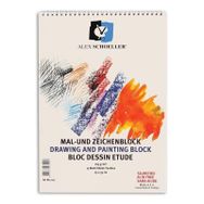 Alex Schoeller 25x35 cm 165 gr 15 Yaprak Spiralli Resim Defteri