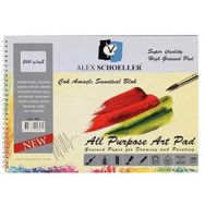 Alex Schoeller 25x35 cm 200 gr 15 Yaprak Çok Amaçlı Resim Defteri