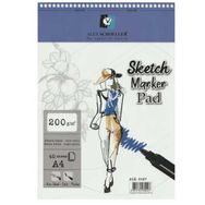 Alex Schoeller Alx-0427 A4 200 Gr 40 Lı Spiralli Sketch-Marker Pad