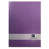 Alex Schoeller ALX-977 A4 Soft Mor Çizgili 80 Sayfa Plastik Kapak Defter