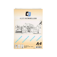 Alex Schoeller Blok A4 90 gr 60 Yaprak Spiralli Dik Eskiz