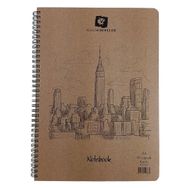Alex Schoeller Kraft 70 gr A4 80 Yaprak Kareli Sert Kapak Spiralli Defter