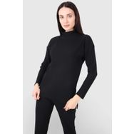 ALEXANDERGARDI B20-167401 Siyah Balıkçı Yaka Kaşkorse Sweatshirt