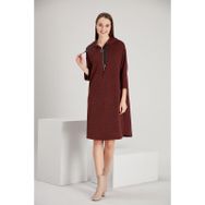 Alexandergardi B21-138400 Bordo Kapüşonlu Elbise