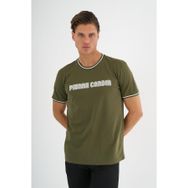 Alexandergardı Baskılı Bisiklet Yaka Siyah T-shirt