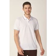 Alexandergardi E21-8103 Beyaz Regular Fit Polo Yaka Erkek T-Shirt