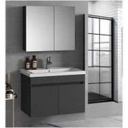 Alfa Banyo Viola Antrasit 80 CM Banyo Dolabı Takımı