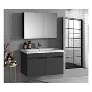 Alfa Banyo Viola Antrasit 80 cm Banyo Dolabı Takımı