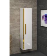 Alfa Banyo Yeni Gold Mdf Beyaz 140 CM Banyo Boy Dolabı