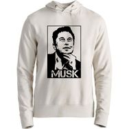 Alfa Tshirt Elon Musk Ekru Erkek Sweatshirt