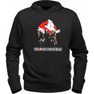 Alfa Tshirt Ghostbusters-Hayalet Avcıları Siyah Kapşonlu Erkek Sweatshirt