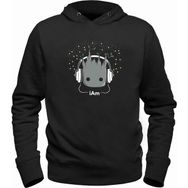 Alfa Tshirt Im Groot Siyah Kapşonlu Erkek Sweatshirt